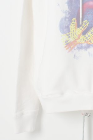 画像5:   Off-white オフホワイト WORLD HAND HOODIE{OMBB034F188990390288-WHT-AHA}