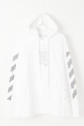   Off-white オフホワイト DRIPPING ARROWS INCOMP HOODIE{OMBB057R20E300050110-WHT-BJS}