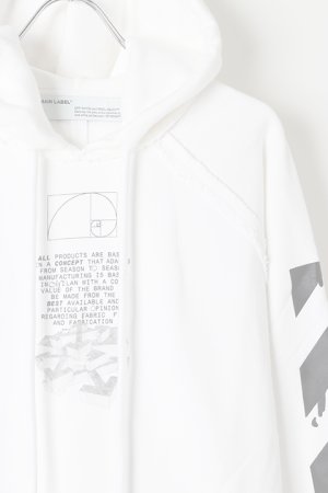 画像2:   Off-white オフホワイト DRIPPING ARROWS INCOMP HOODIE{OMBB057R20E300050110-WHT-BJS}