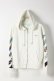 画像1: {SOLD}Off-white オフホワイト DIAG COLORED ARROW ZIP HOO OFF WHITE MULTI-COLOR{OMBE001R19003012028-WHT-AIS} (1)