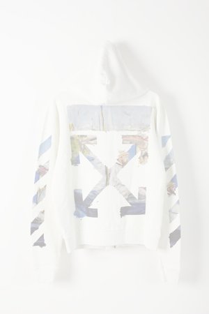 画像2:   Off-white オフホワイト DIAG COLORED ARROW ZIP HOO OFF WHITE MULTI-COLOR{OMBE001R19003012028-WHT-AIS}