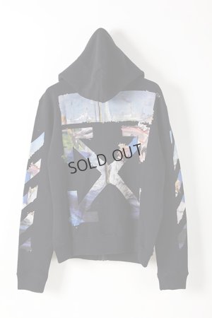 画像2: {SOLD}Off-white オフホワイト DIAG COLORED ARROW ZIP HOO BLACK MULTI-COLOR{OMBE001R19003012108-BLK-AIS}