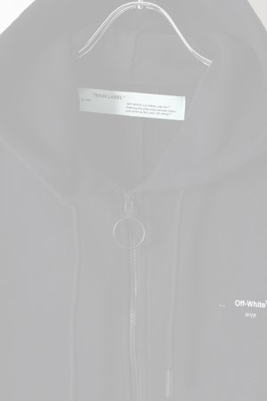 画像4:  {SOLD} Off-white オフホワイト DIAG COLORED ARROW ZIP HOO BLACK MULTI-COLOR{OMBE001R19003012108-BLK-AIS}