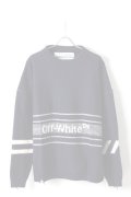   Off-white オフホワイト KNIT WEAR{OMHA049E18A28001-BLU-AHA}