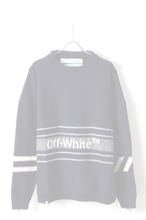 画像1:   Off-white オフホワイト KNIT WEAR{OMHA049E18A28001-BLU-AHA}