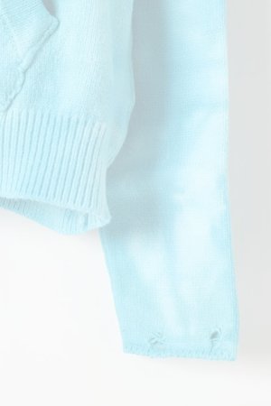 画像4:  {SOLD} Off-white オフホワイト LOGO KNIT HOODIE PETROL{OMHA072R20G730203939-BLU-BJS}