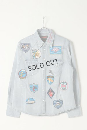 画像1: {SOLD}ONE MADE ワンメイド DENIM SHIRT{-BAS}