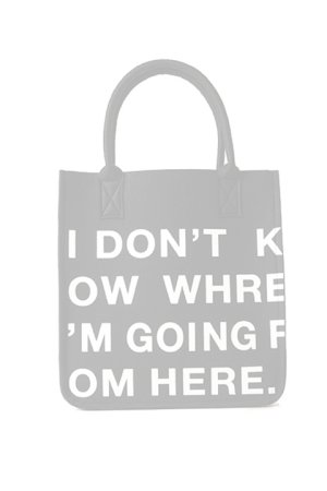 画像1:   ONE MADE ワンメイド FELT TOTO BAG（ユニセックス）{ONE-791-BLK-BAS}
