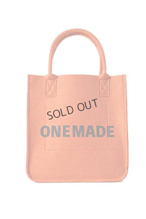 画像5: {SOLD}ONE MADE ワンメイド FELT TOTO BAG（ユニセックス）{ONE-791-ORG-BAS}