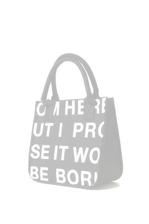 画像3:   ONE MADE ワンメイド FELT MINI TOTO BAG（ユニセックス）{ONE-790-BLK-BAS}