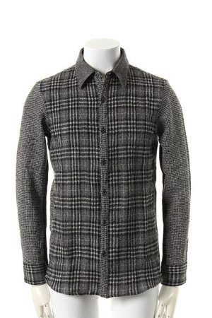 画像1: 【周年記念 24%OFF ｜26,400円→20,064円】 OURET オーレット WOOL CHWCK GAUZE REGULAR COLLAR SHIRT{-AEA}