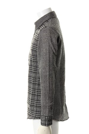 画像3: 【周年記念 24%OFF ｜26,400円→20,064円】 OURET オーレット WOOL CHWCK GAUZE REGULAR COLLAR SHIRT{-AEA}