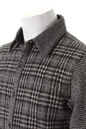 画像4: 【周年記念 24%OFF ｜26,400円→20,064円】 OURET オーレット WOOL CHWCK GAUZE REGULAR COLLAR SHIRT{-AEA}