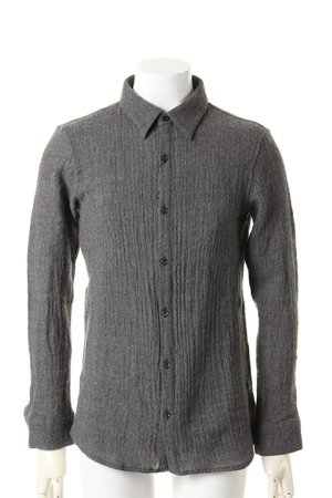 画像1: 【 30%OFF セール｜24,200円→16,940円】 OURET オーレット WOOL GAUZE REGULAR COLLAR SHIRT{-AEA}