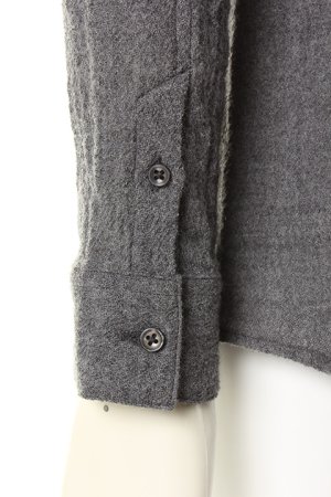 画像5: 【 30%OFF セール｜24,200円→16,940円】 OURET オーレット WOOL GAUZE REGULAR COLLAR SHIRT{-AEA}