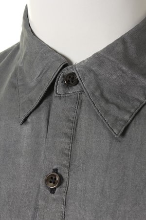 画像4: 【 30%OFF セール｜23,100円→16,170円】 OURET オーレット SILK COTTON TUMBLER REGULAR COLLAR SHIRT{OR161-1551-45UB-AFS}