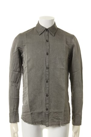 画像1: 【周年記念 24%OFF ｜23,100円→17,556円】 OURET オーレット SILK COTTON TUMBLER REGULAR COLLAR SHIRT{OR161-1551-92UB-AFS}