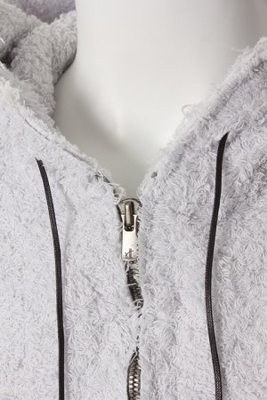 画像4: 【 30%OFF セール｜35,200円→24,640円】 OURET オーレット LINEN COTTON LONG PILE ZIP PARKA{-AFS}