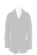  {SOLD} OURET オーレット STRIPE LOOP SWEAT SHAWL COLLAR JACKET{-AFA}