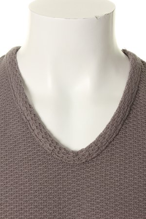 画像4: OURET オーレット COTTON KNOT KNIT PULLOVER VEST{-AGS}