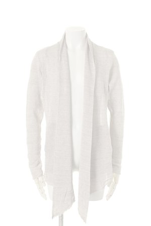 画像1:   OURET オーレット GIMA JERSEY STITCH DRAPE CARDIGAN{-AGS}