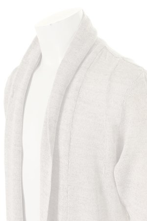 画像4:   OURET オーレット GIMA JERSEY STITCH DRAPE CARDIGAN{-AGS}