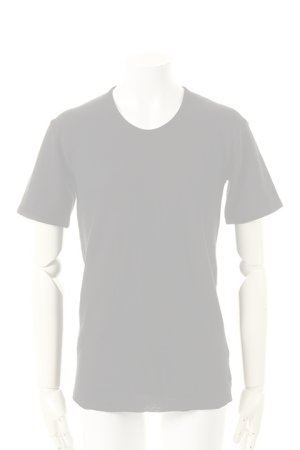 画像1:  {SOLD} OURET オーレット HIGH TWIST SUMMER KNIT LONG U NECK SHORT SLEEVE{-AGS}