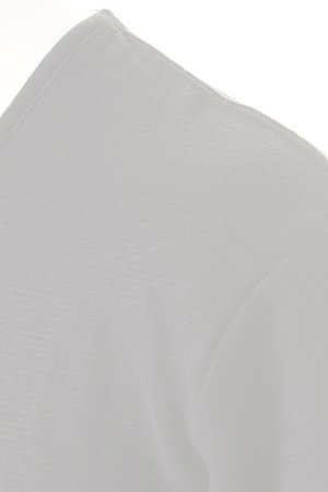 画像5:  {SOLD} OURET オーレット HIGH TWIST SUMMER KNIT LONG U NECK SHORT SLEEVE{-AGS}