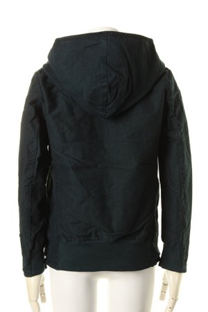 画像2: OURET オーレット COTTON MOLESKIN PATCH POCKET HOODED BLOUSON{-AGA}