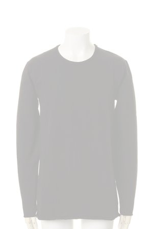 画像1:  {SOLD} OURET オーレット CLASSICAL STRETCH JERSEY STITCH CUT OFF CREW NECK LONG SLEEVE{-AGA}