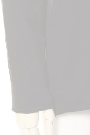 画像5:  {SOLD} OURET オーレット CLASSICAL STRETCH JERSEY STITCH CUT OFF CREW NECK LONG SLEEVE{-AGA}