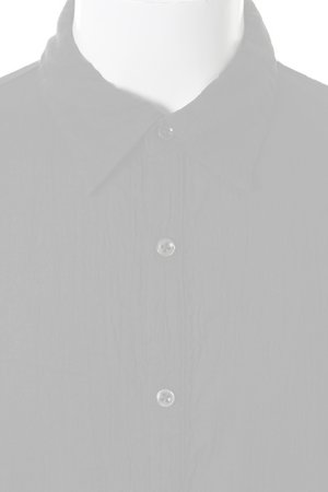 画像4:   OURET オーレット ボックスロングシャツ - L/Cちりめん{-AHS}