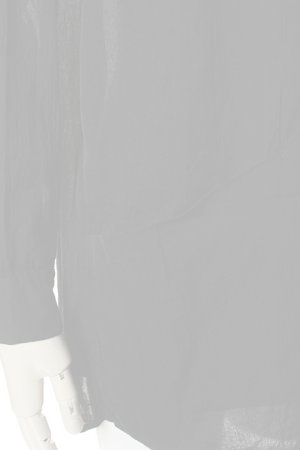 画像5:   OURET オーレット ボックスロングシャツ - L/Cちりめん{-AHS}