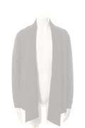  {SOLD} OURET オーレット ドレープカーディガン - 度詰めポンチ -{-AHS}