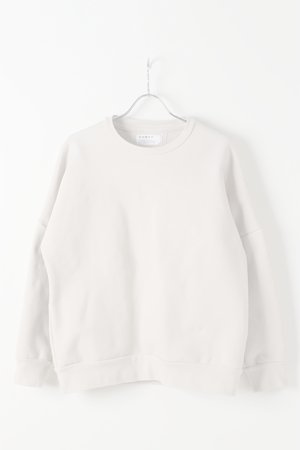 画像1:  {SOLD} OURET オーレット ハイパーストレッチ裏毛クルーネックドルマンプルオーバー{-BJA}