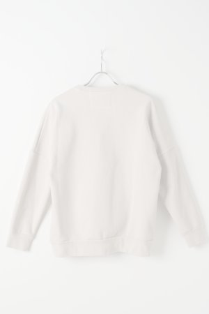 画像2:  {SOLD} OURET オーレット ハイパーストレッチ裏毛クルーネックドルマンプルオーバー{-BJA}