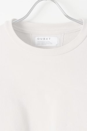 画像3:  {SOLD} OURET オーレット ハイパーストレッチ裏毛クルーネックドルマンプルオーバー{-BJA}
