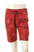 ▽ 70%OFF アウトレットセールセール30,800円→9,240円▽ AKM エイケイエム tropical print cotton-linen swing easy shorts{-AES}