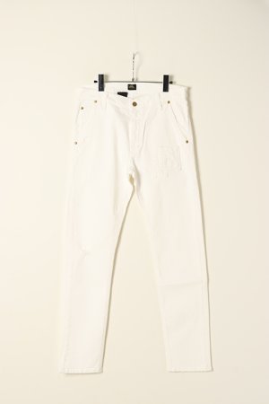 画像1: AKM エイケイエム STRETCH PATCH LEE CRASH TAPERED SLIM{-AEA}