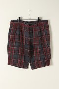 ▽ 65%OFF アウトレットセール38,500円→13,475円▽ AKM エイケイエム WASHABLE ITALY LINEN collection wrinkle shorts (pants){-ACS}