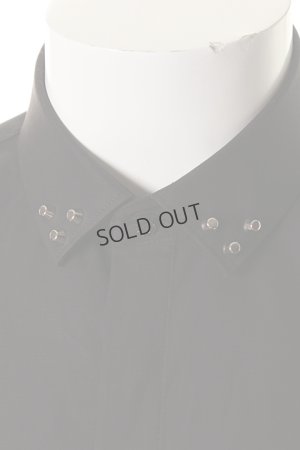 画像4: {SOLD}Neil Barrett ニールバレット STUDS COLLAR SHIRT{PBCM669A-G049C-01-AHS}