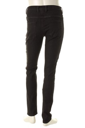 画像2: Neil Barrett ニールバレット LEATHER PATSHED SUPER SKINNY LEG JEAN{BDE162C/PBDE162C-E804T-01-AGS}