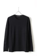 Neil Barrett ニールバレット WOOl SILK CASHMERE F.16 RAW EDGE JUMPER{PBMA140-3653-01-AHA}