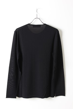 画像2: Neil Barrett ニールバレット WOOl SILK CASHMERE F.16 RAW EDGE JUMPER{PBMA140-3653-01-AHA}