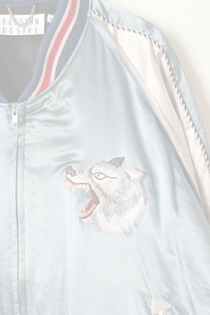 画像2:   el conductorH コンダクター WOLF EMBROIDERED SOURVENIR JKT{-BBA}