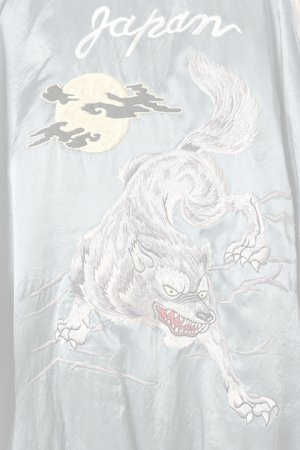 画像5:   el conductorH コンダクター WOLF EMBROIDERED SOURVENIR JKT{-BBA}