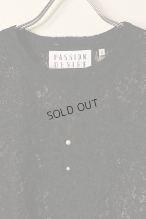 画像2: {SOLD}el conductorH コンダクター CORD EMBROIDERED PAISLEY LACE S/S T-SHIRT{-BCA}