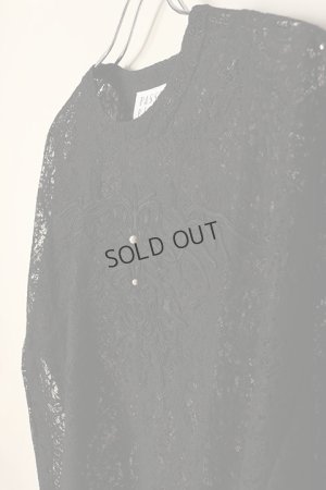 画像5: {SOLD}el conductorH コンダクター CORD EMBROIDERED PAISLEY LACE S/S T-SHIRT{-BCA}