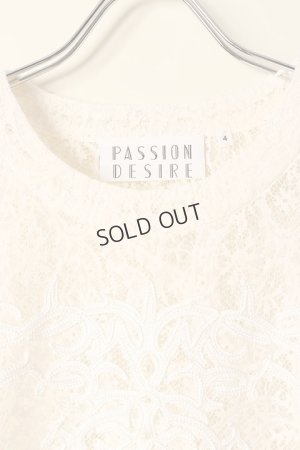 画像2: {SOLD}el conductorH コンダクター CORD EMBROIDERED PAISLEY LACE S/S T-SHIRT{-BCA}