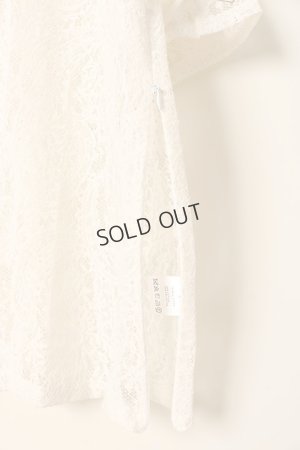 画像4: {SOLD}el conductorH コンダクター CORD EMBROIDERED PAISLEY LACE S/S T-SHIRT{-BCA}